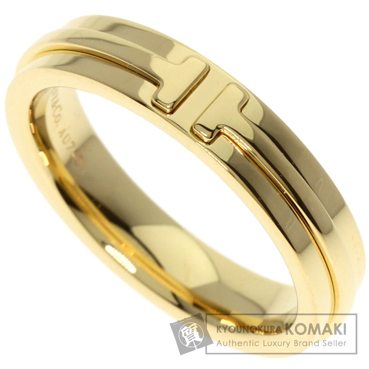 ティファニー 18Kイエローゴールド T1ナロウリング Tiffany T T1 Ring in Yellow Gold | Tiffany & Co. US