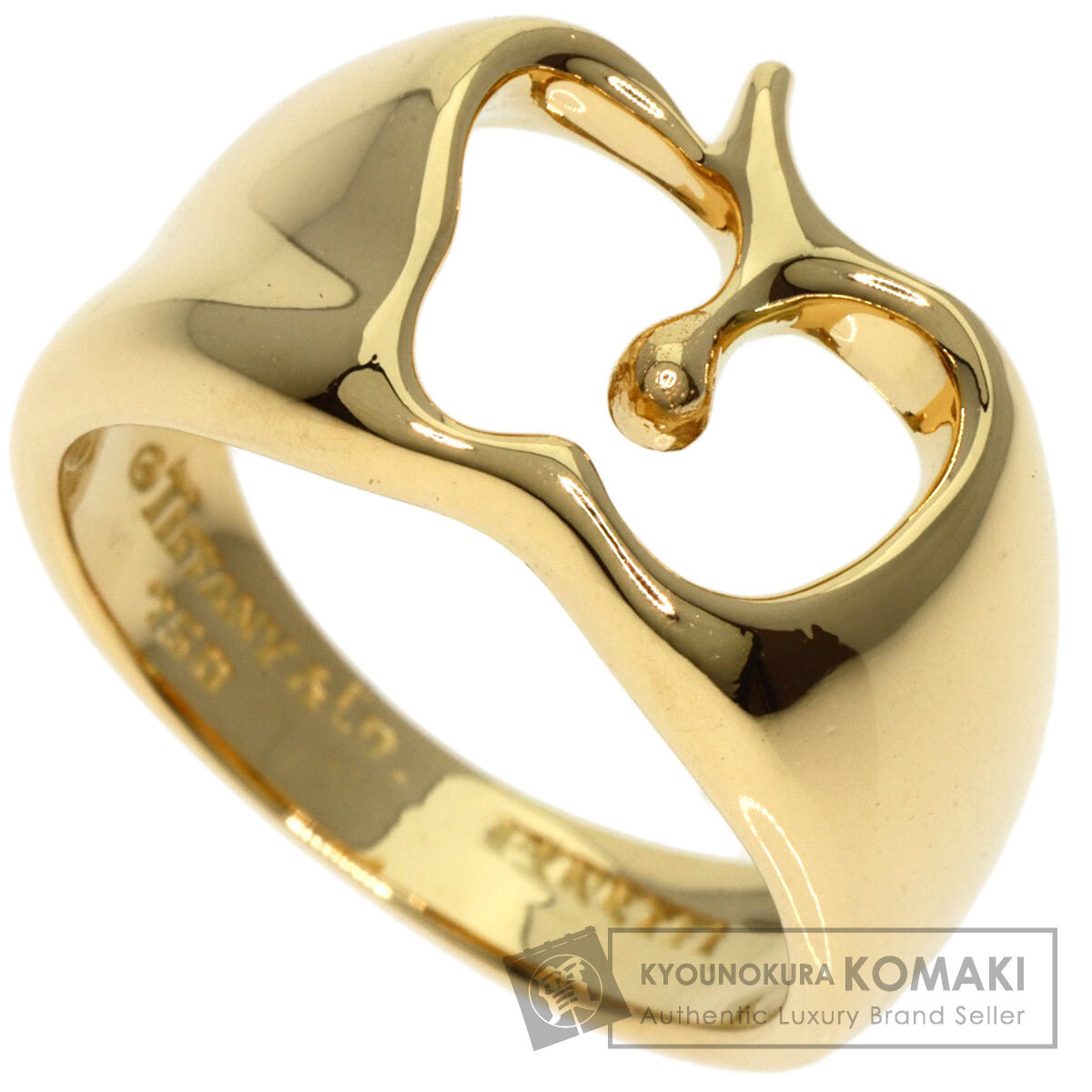 たかし　ティファニー ヴィンテージ K18YG アップルリング 11号 TIFFANY&Co. ティファニー 美品 アップル リング 11号 750 K18YG