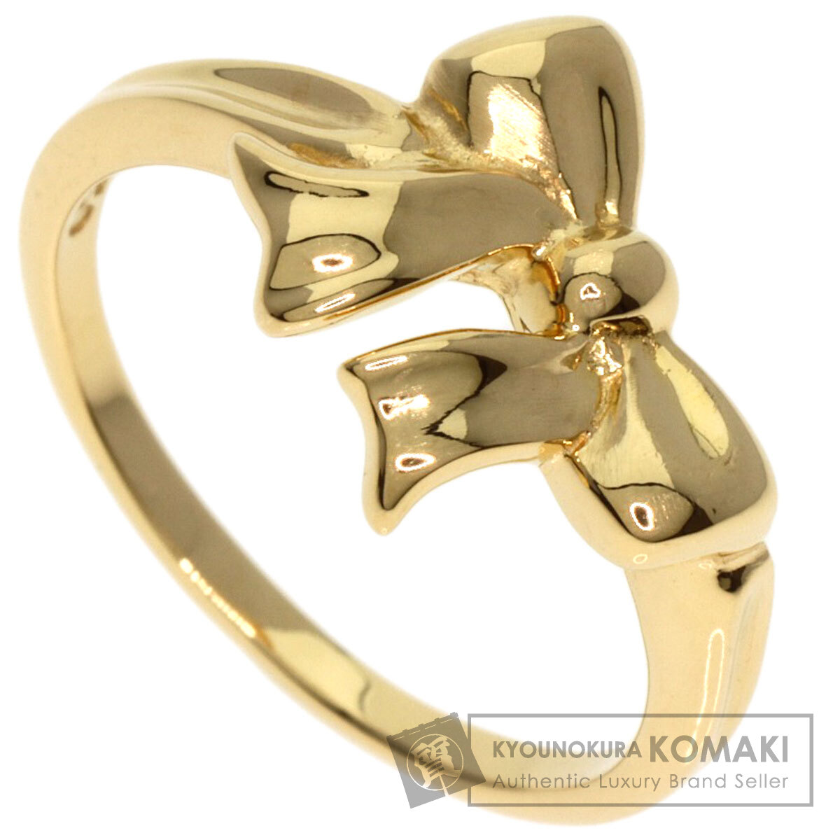 Tiffany & Co. ゴールド リボンリング TIFFANY&Co. ティファニー リボン リング・指輪 K18イエロー