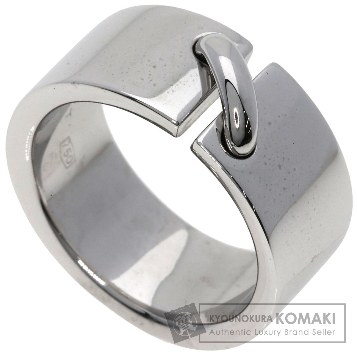 ■CHAUMET ショーメ K18WG リング 18金 リアン 指輪 CHAUMET ショーメ リアン リング K18YG イエローゴールド 中古