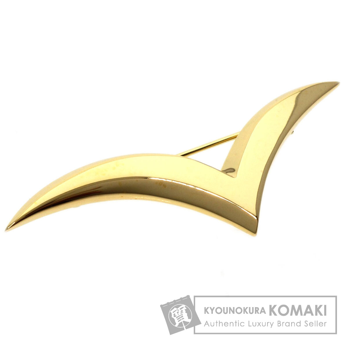 TIFFANY&Co. ティファニー シーガル ブローチ K18YG レディース TIFFANY&Co. ティファニー シーガル ブローチ K18イエローゴールド