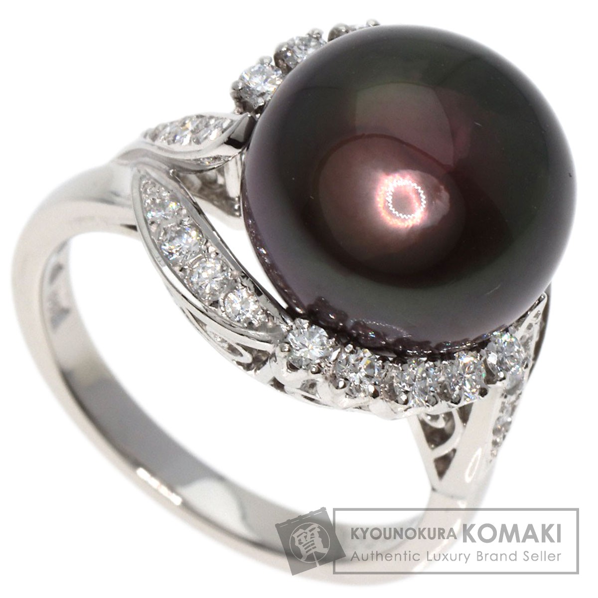【値下げ】MIKIMOTO パールリング 指輪 Pt900 値下げ】MIKIMOTO パールリング 指輪 Pt900