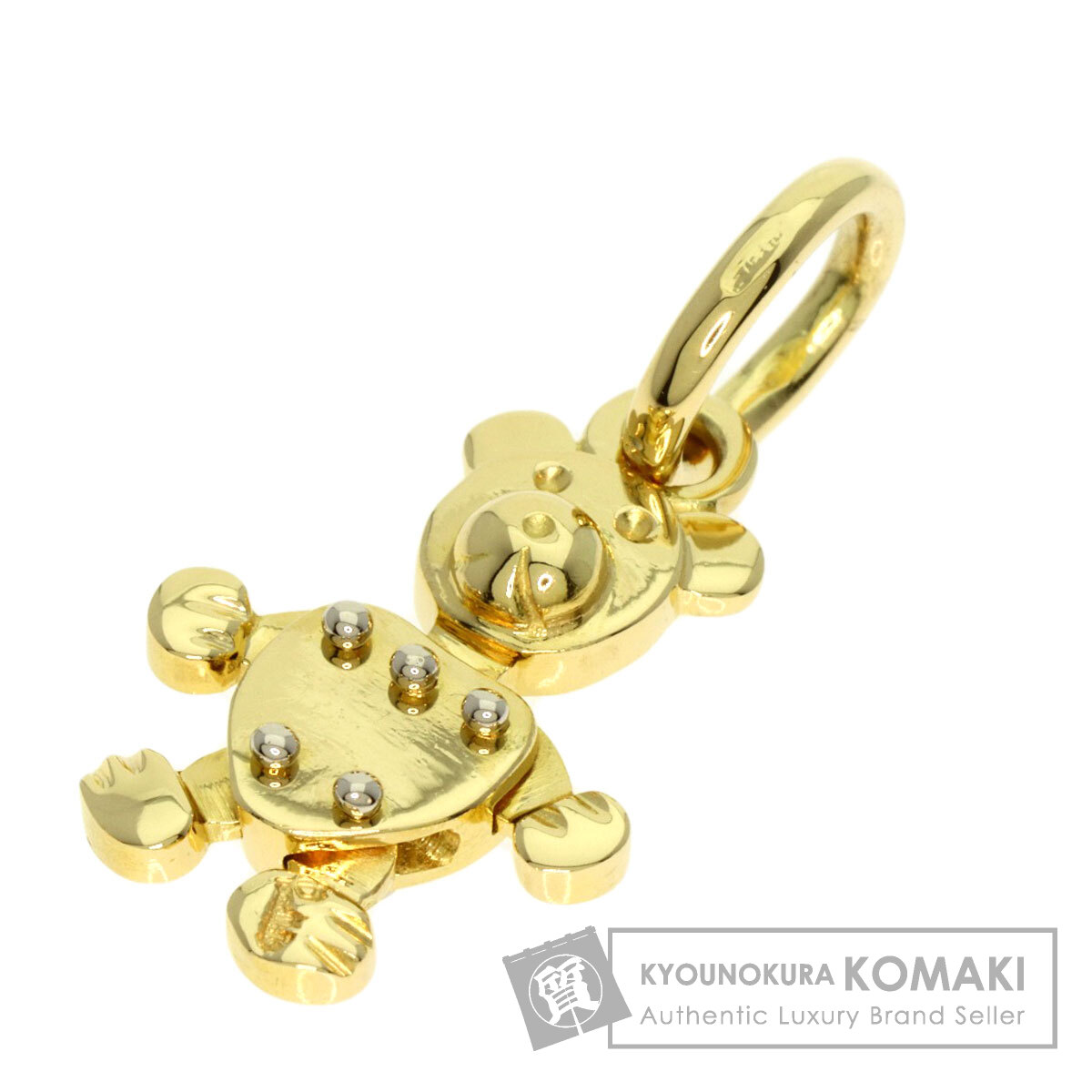 Pomellato ポメラート クマモチーフ チャーム ペンダントトップ