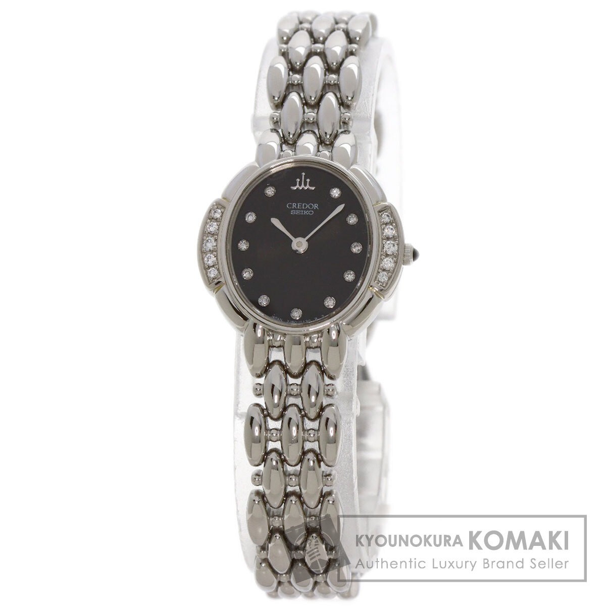 値下げ希望歓迎　【SEIKO最高峰】クレドール　2j81-5000 時計 SEIKO セイコー 2J80-5030 クレドール ベゼル&11P ダイヤモンド