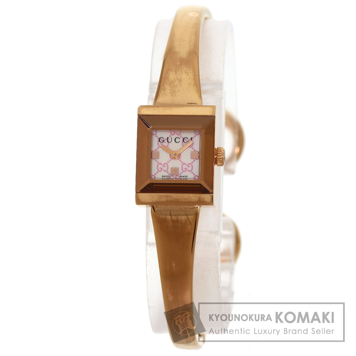 GUCCI グッチ 128.5 Gフレーム 腕時計 PGP/PGP レディース
