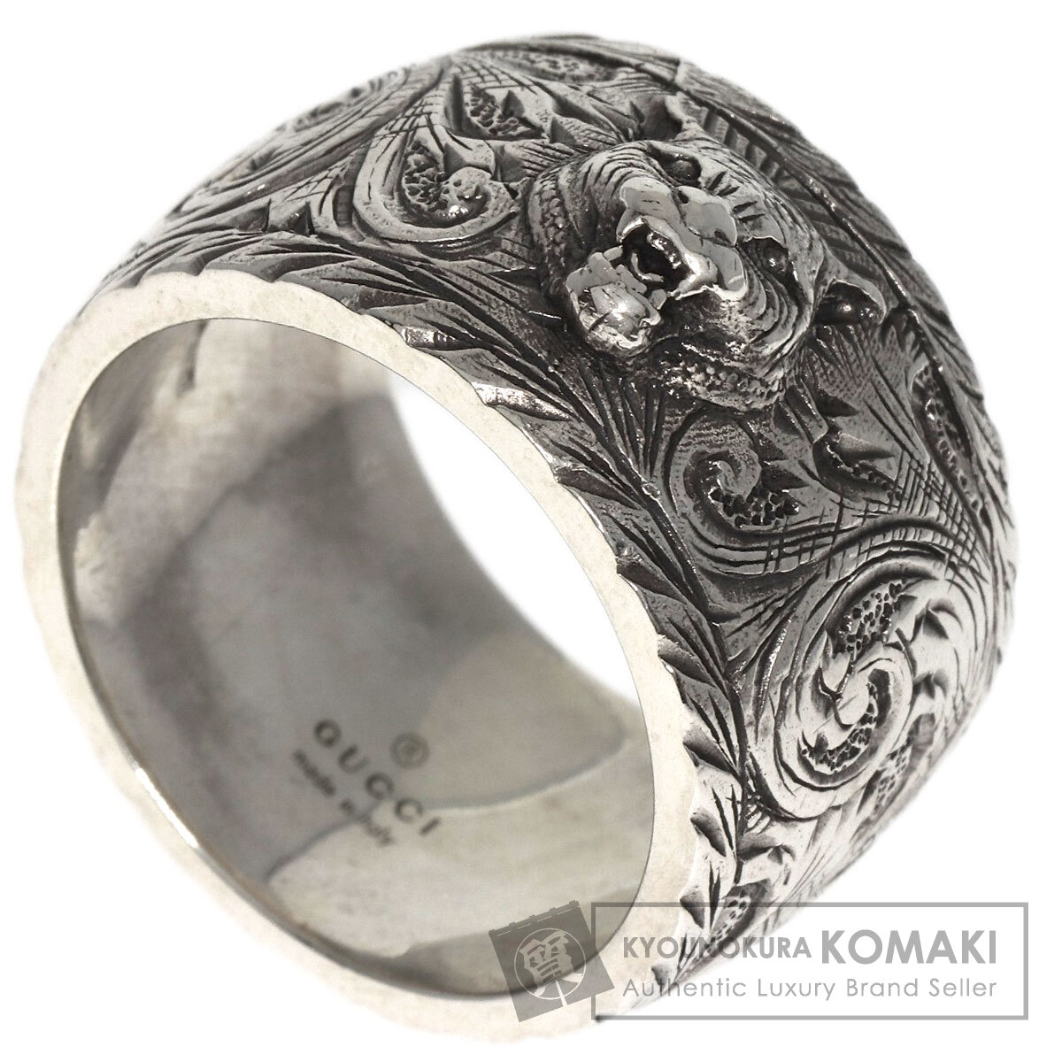 たけお様99専用　GUCCI シルバーリング キャットヘッド　23号 GUCCI グッチ キャットヘッド ワイド #23 リング・指輪 シルバー