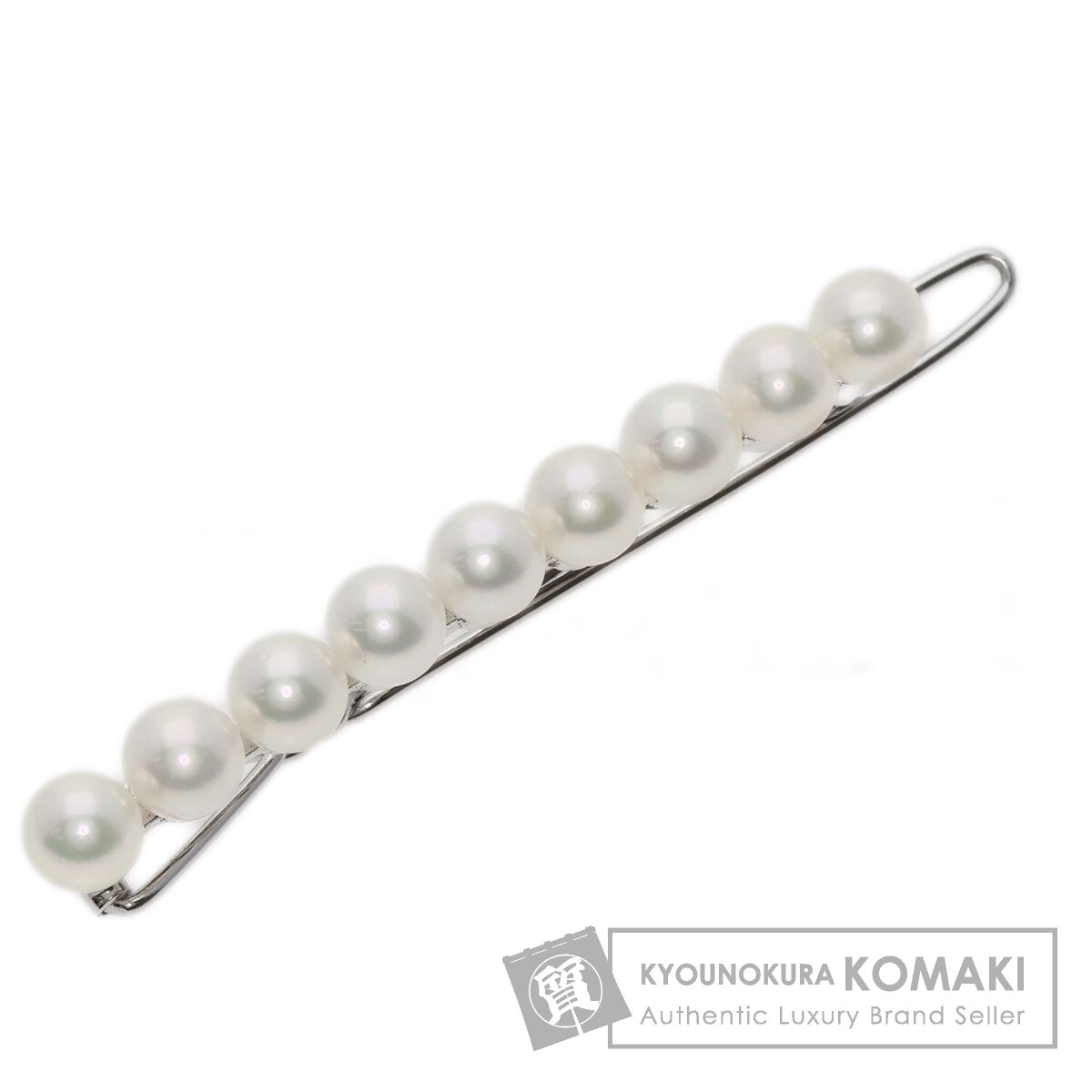 MIKIMOTO ミキモト ヘアピン パール 真珠 ヘアアクセサリー シルバー