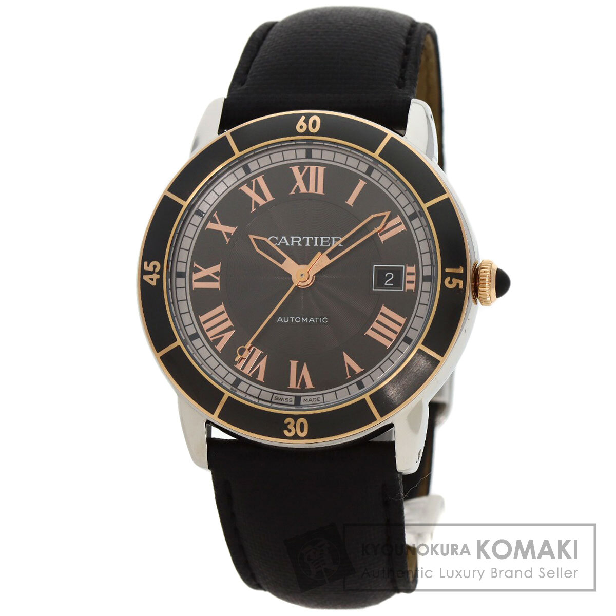 CARTIER カルティエ W2RN0005 ロンド クロワジエール 腕時計  