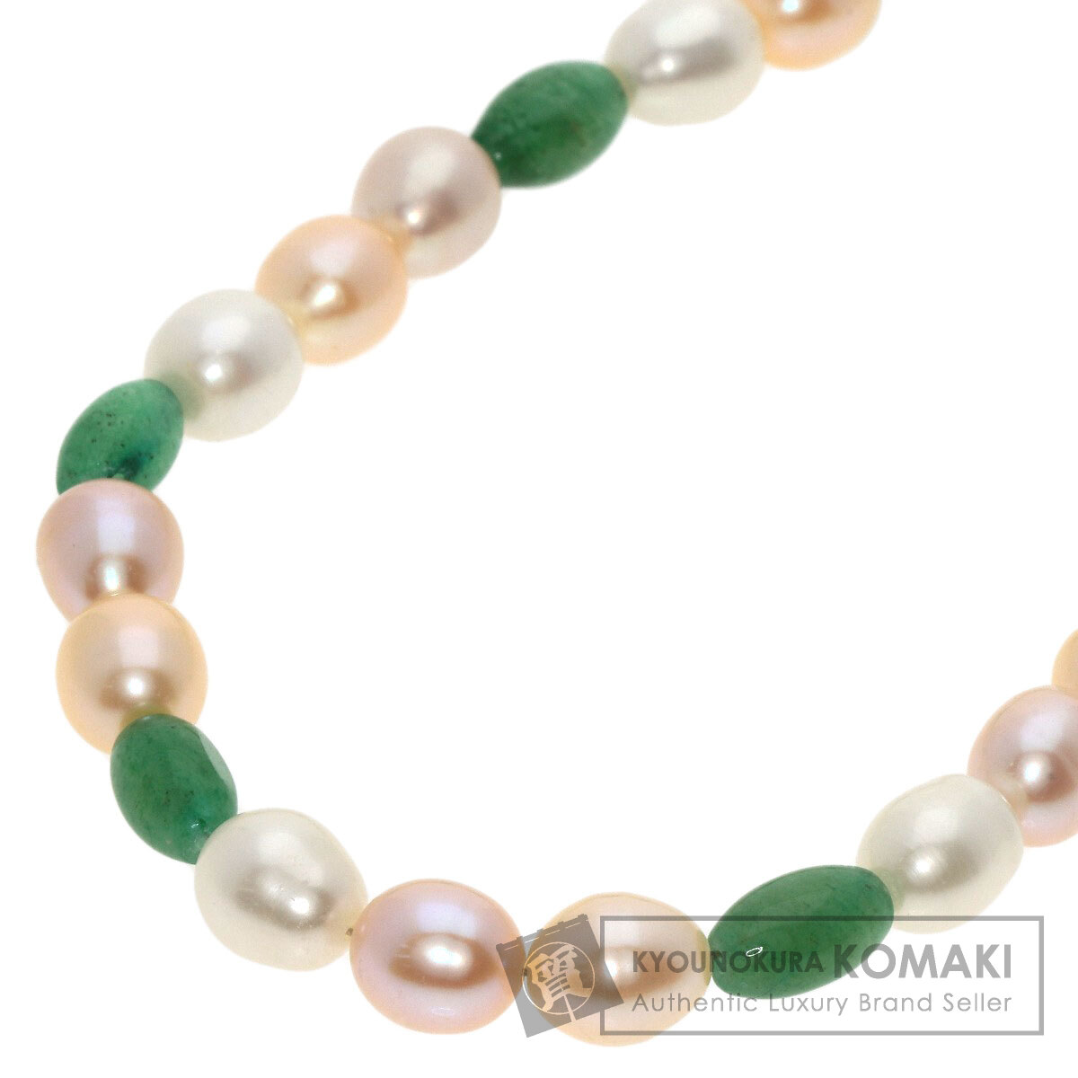 セレクトジュエリー ネックレス 淡水パール 真珠 アベンチュリンクォーツ
