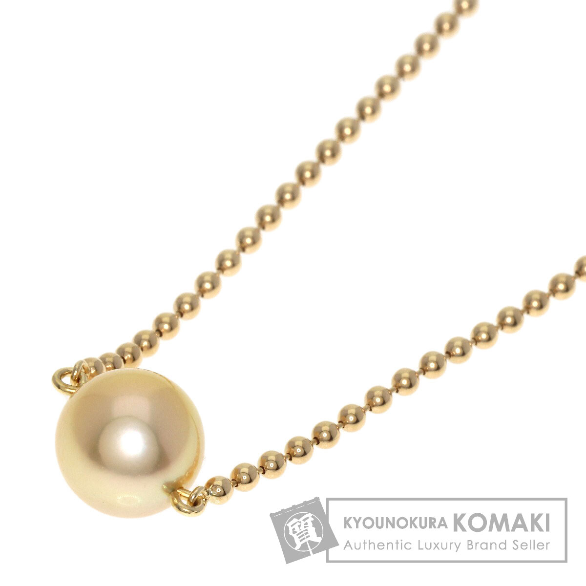 真珠 ネックレス k18 約20センチ MIKIMOTO ミキモト ゴールデンパール 真珠 ネックレス K18