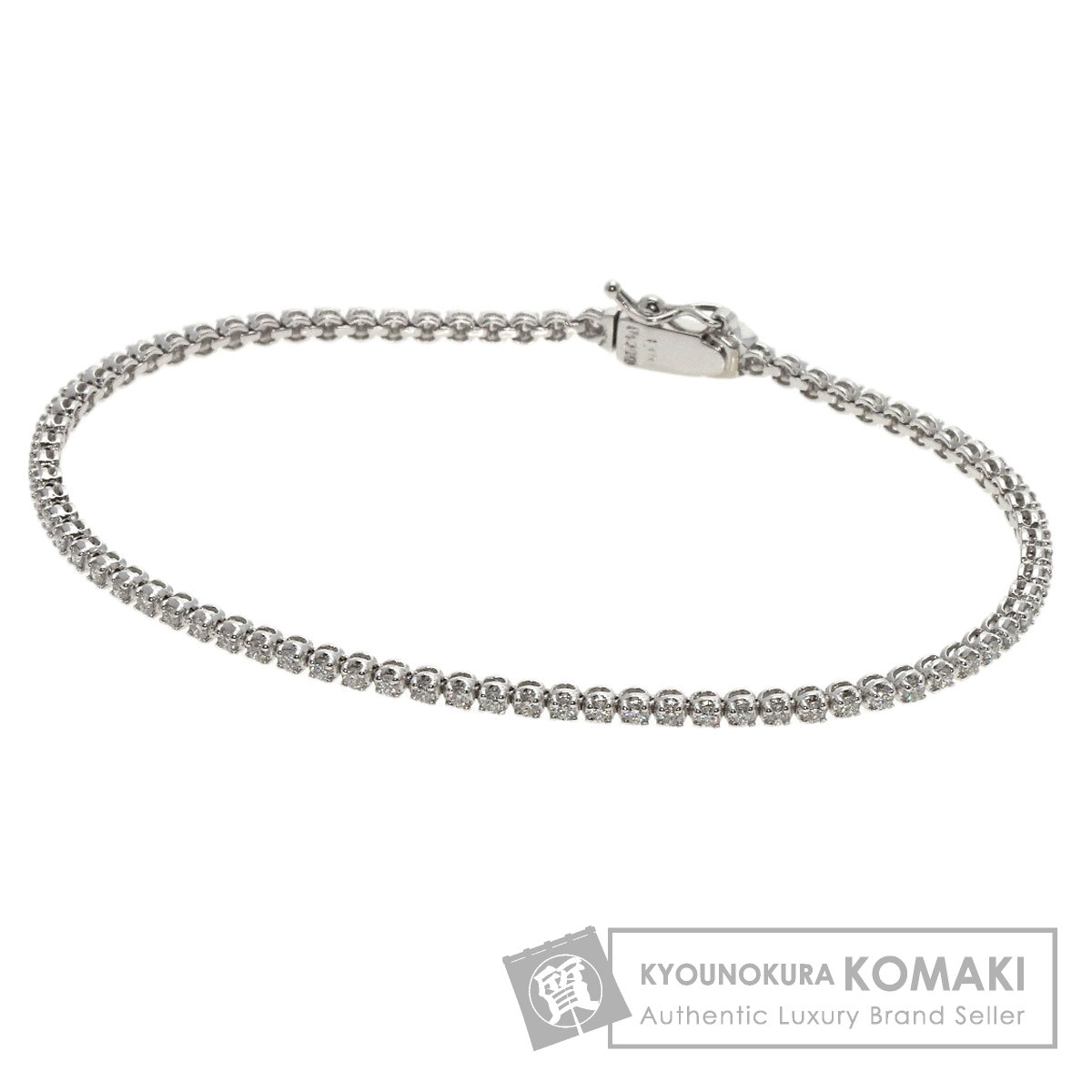 Pt850 プラチナ一粒ダイヤモンドブレスレット デザイン ジュエリー テニス ブレスレット Pt850プラチナ