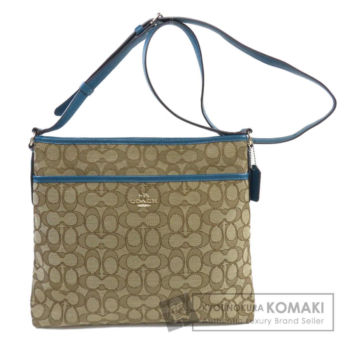 COACH コーチ F55363 シグネチャー ショルダーバッグ キャンバス