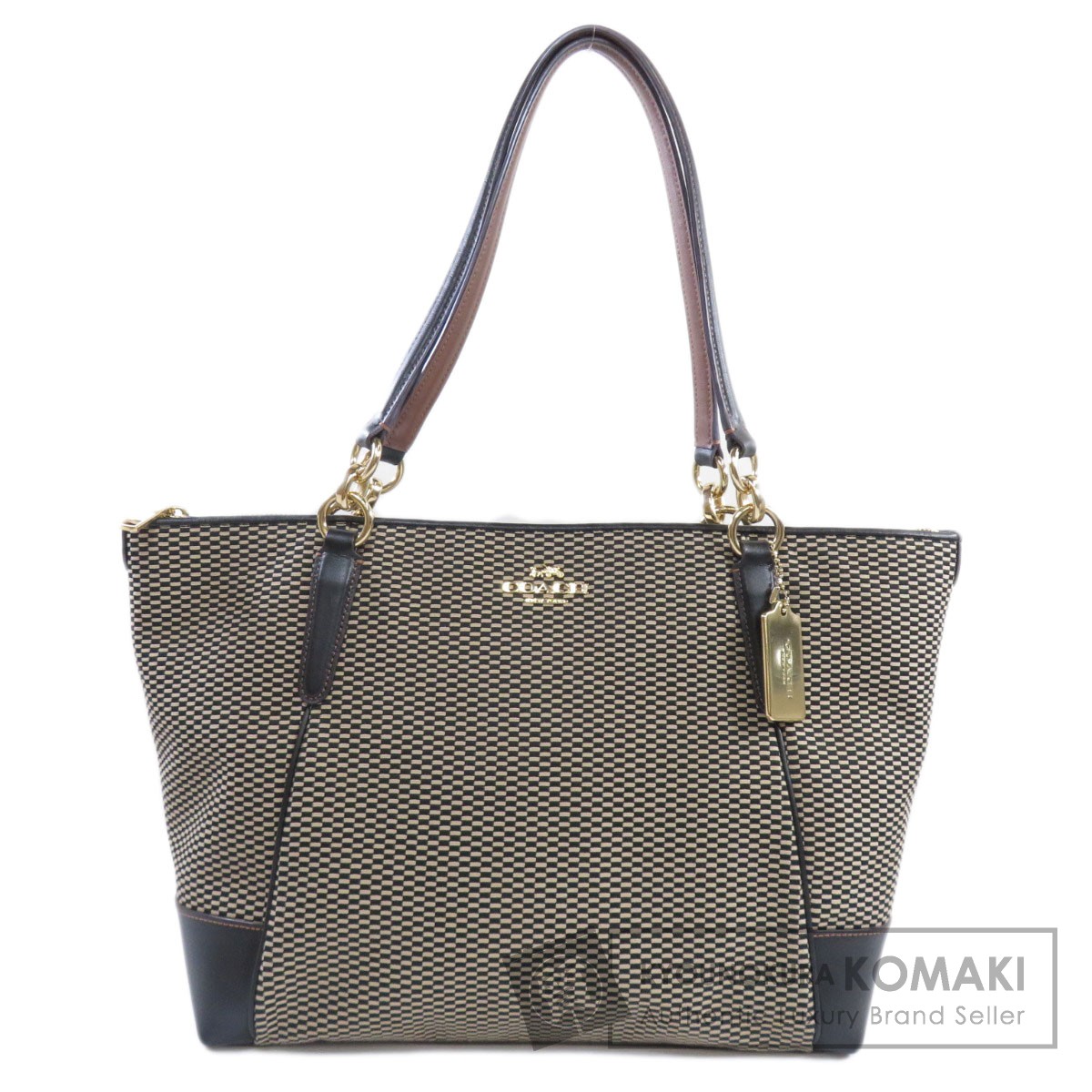 COACH コーチ F28467 ロゴ トートバッグ キャンバス レディース