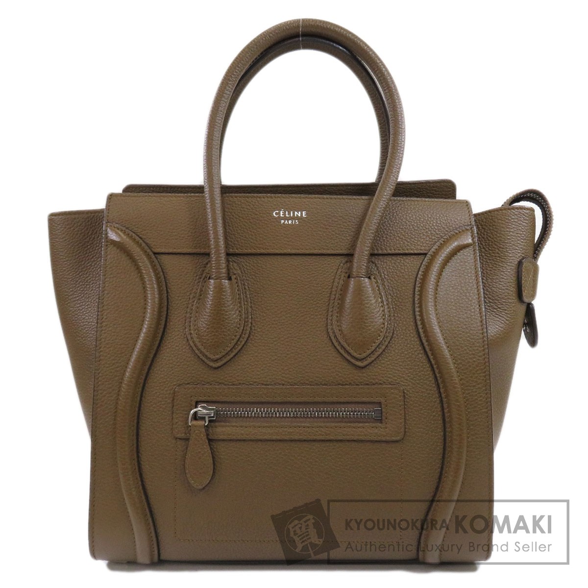 CELINE セリーヌ　ラゲージ　バッグ　マイクロ CELINE セリーヌ マイクロ ラゲージ キャンバス レザー ハンド