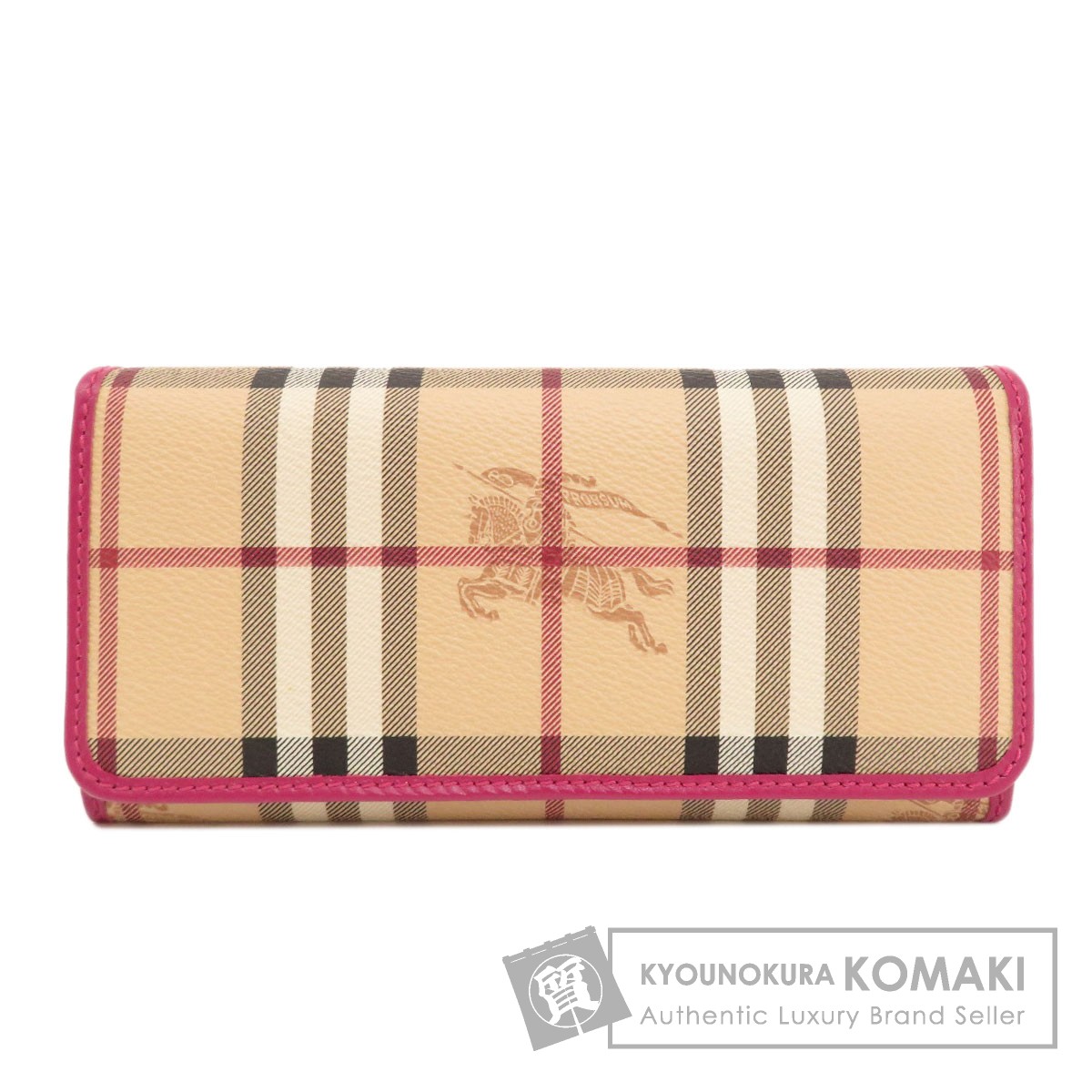 BURBERRY バーバリー ノバチェック 長財布（小銭入れあり） PVC