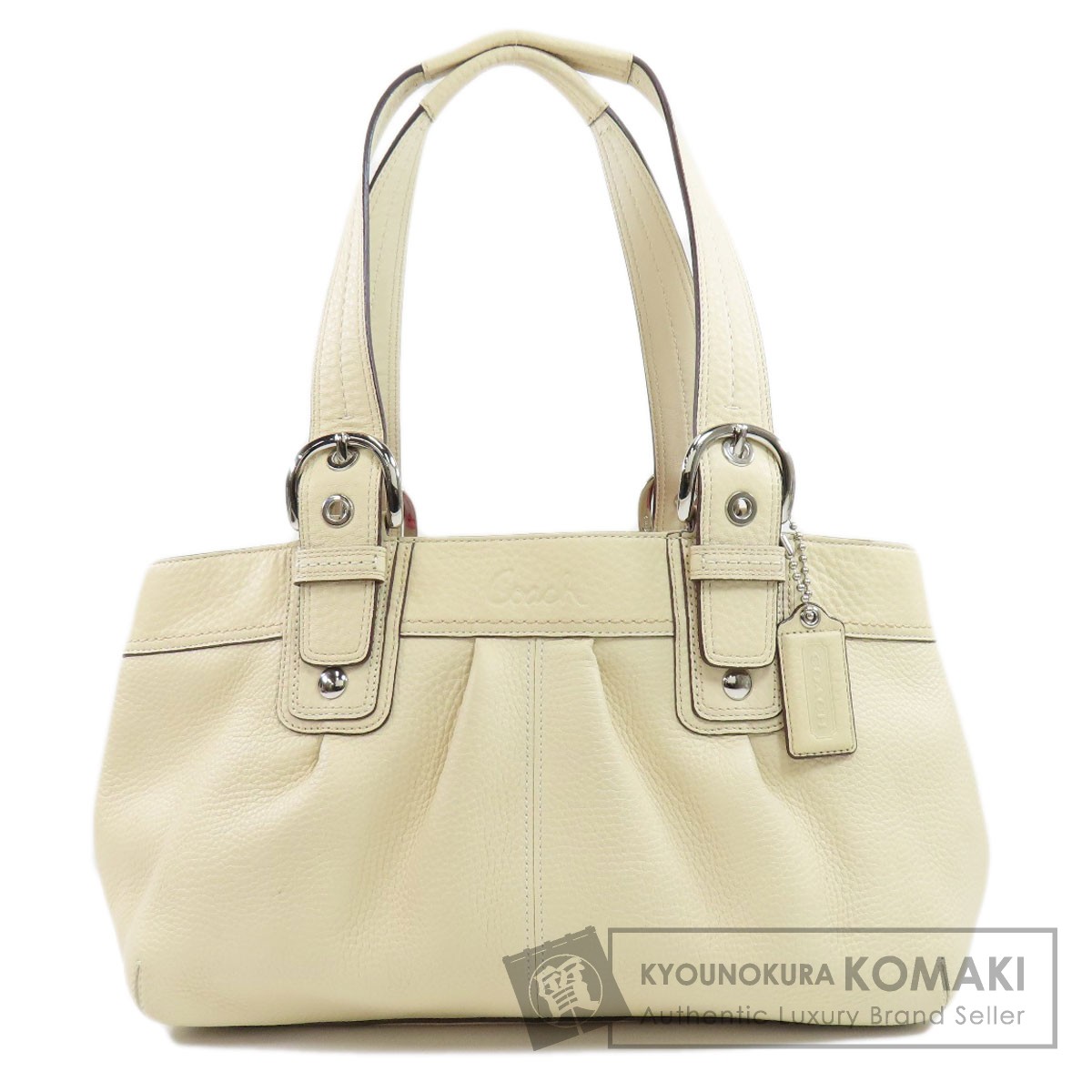 COACH コーチ F13732 ロゴ トートバッグ レザー レディース ブランド京