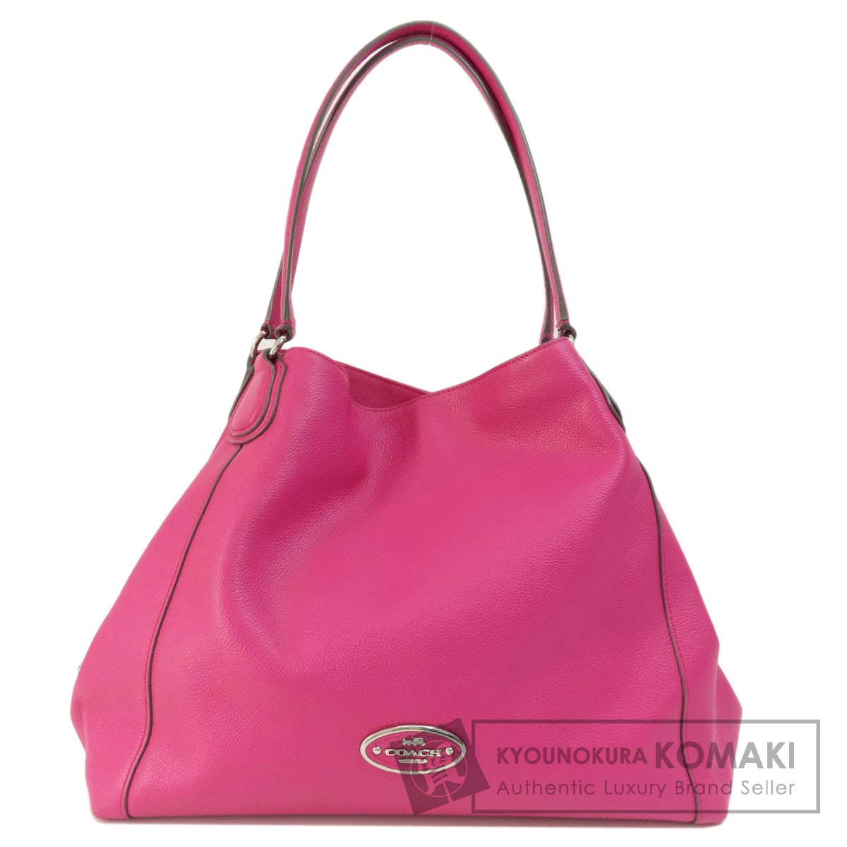 COACHカゴバッグ 中古・古着通販】COACH (コーチ) カゴバッグ ベージュ×ブラック