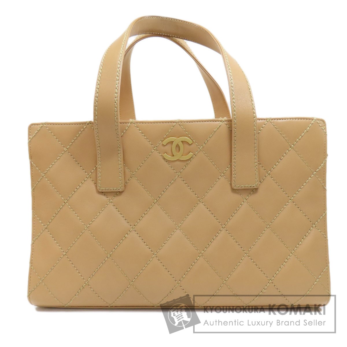 最新デザインの シャネル CHANEL ワイルドステッチ ゴールド金具 マトラッセ 小物