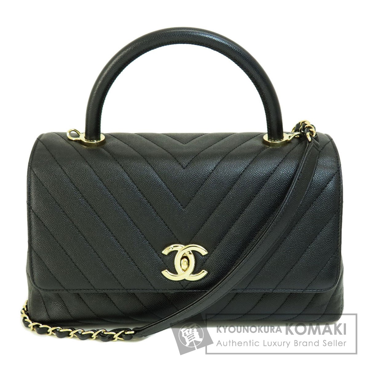 CHANEL シャネル ココハンドル29 チェーンショルダー ゴールド