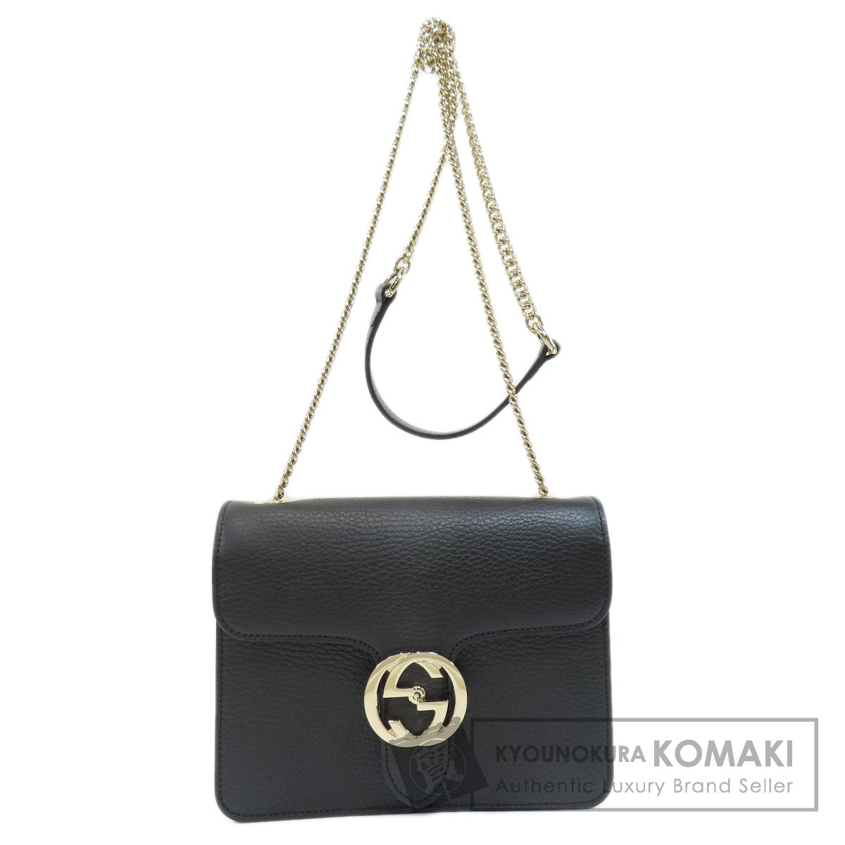 GUCCI グッチ 510304 チェーンショルダー インターロッキングG