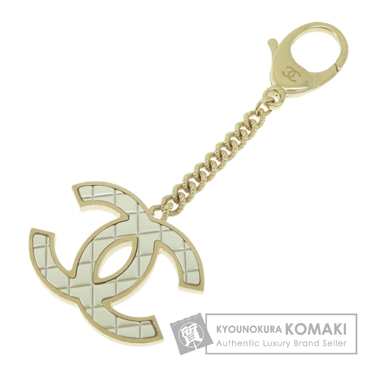 CHANEL シャネル メタルプレート キーホルダー ココマーク CHANEL - CHANEL シャネル メタルプレート キーホルダー ココ