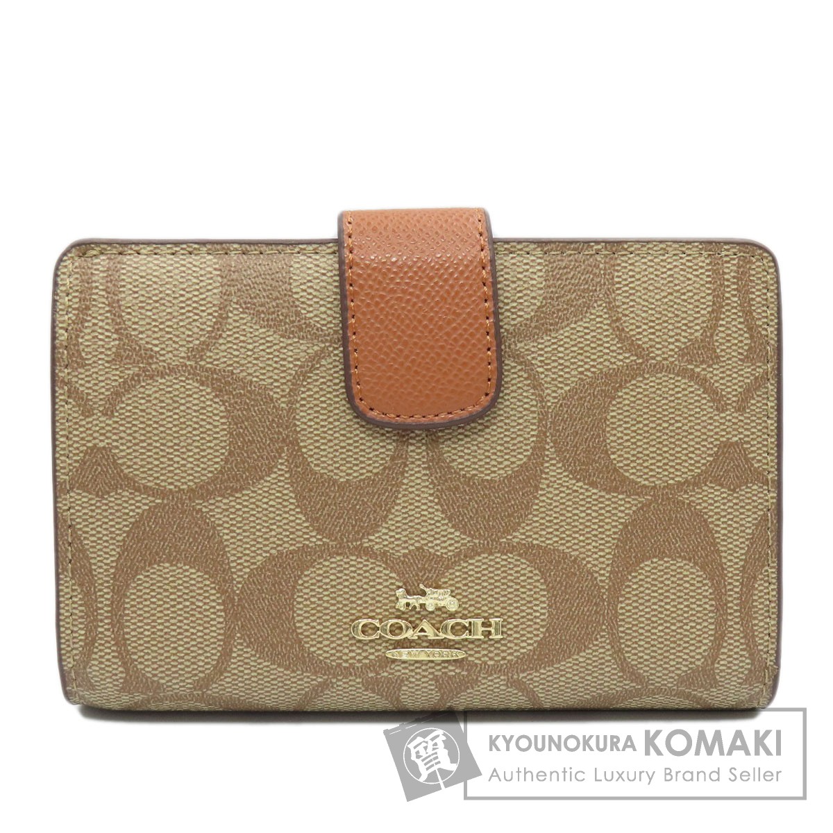COACH コーチ F53562 シグネチャー 二つ折り財布（小銭入れあり