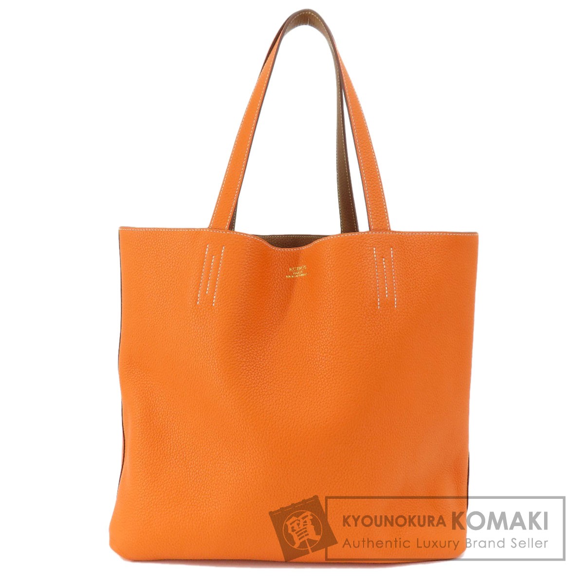 レア品✨美品✨HERMES エルメス ブルゾン リバーシブル 46 オレンジ 絹 オレンジ系 HERMES(エルメス) ブルゾン(レディース) - 海外通販