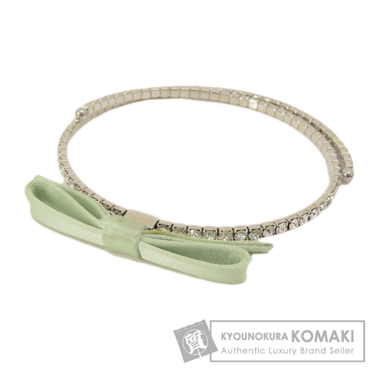 miumiu リボン　チョーカー　ブレスレット MIUMIU ミュウミュウ リボンチョーカー ネックレス 金属製