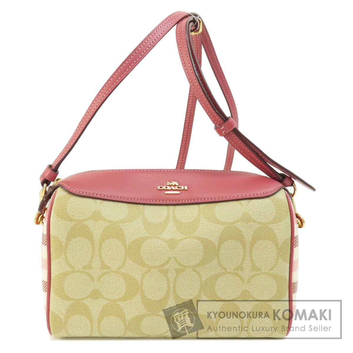 COACH コーチ F76630 シグネチャー ショルダーバッグ PVC