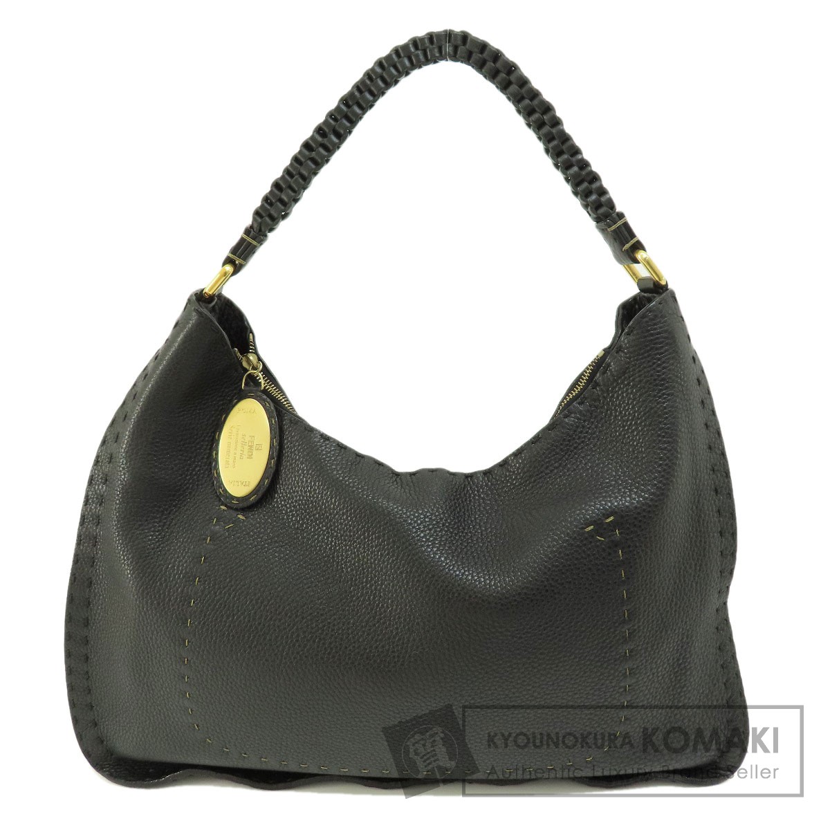 フェンディセレリア レディース レザー ショルダーバッグ シャンパンゴールド フェンディ セレリア レイ 2Wayショルダーバッグ レザー