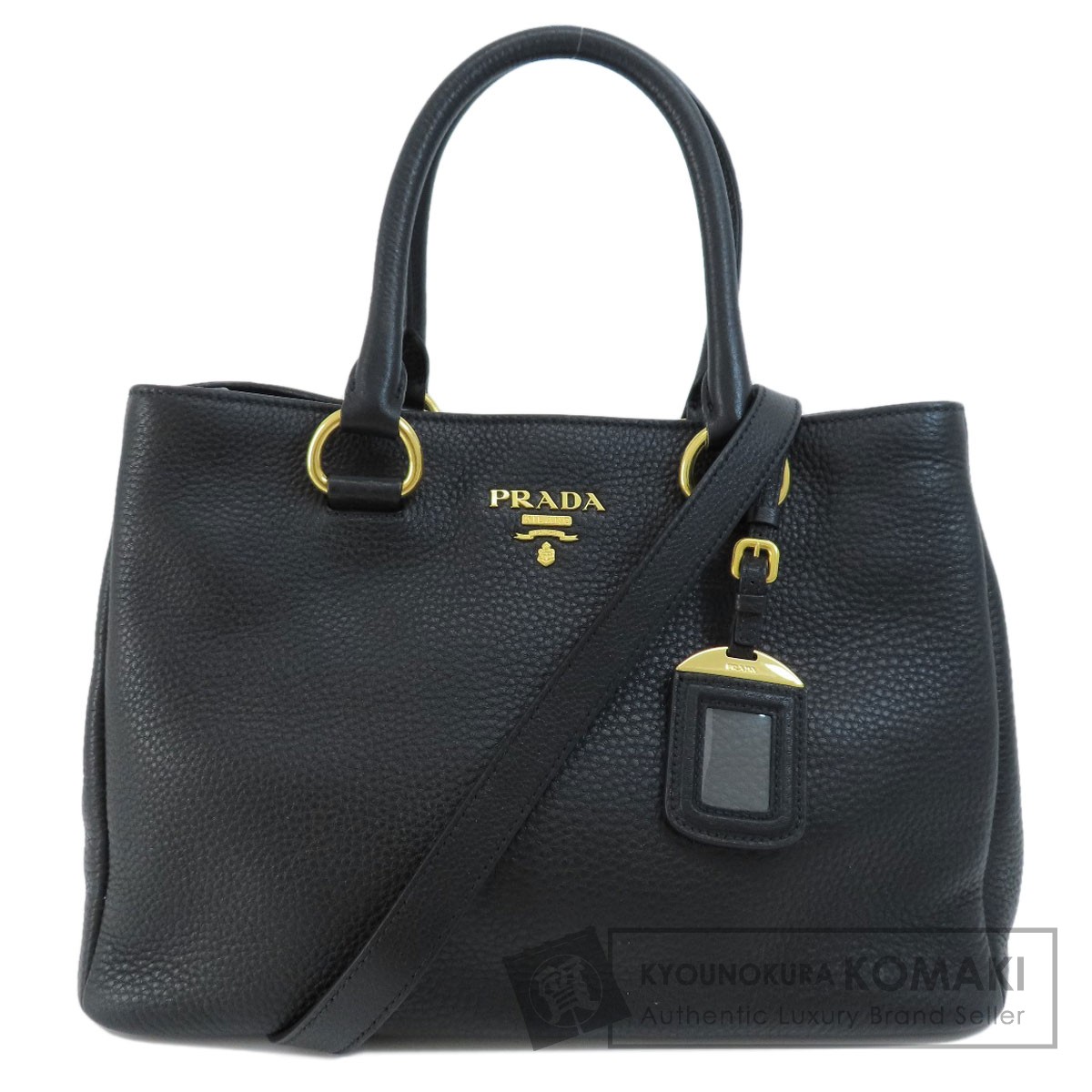 PRADA プラダ 1BA878 2WAY トートバッグ レザー レディース