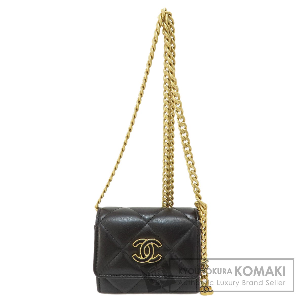 CHANEL シャネル マトラッセ ココマーク ゴールド金具 二つ折り