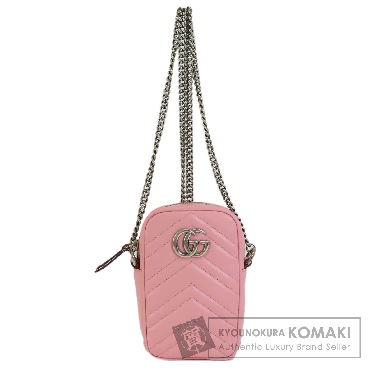 GUCCI グッチ 598597 GGマーモント ショルダーバッグ カーフ