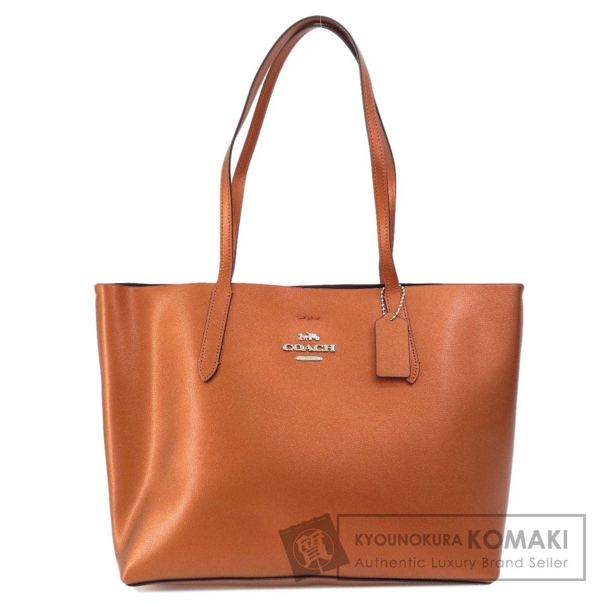 COACH コーチ F37871 ロゴ トートバッグ レザー レディース