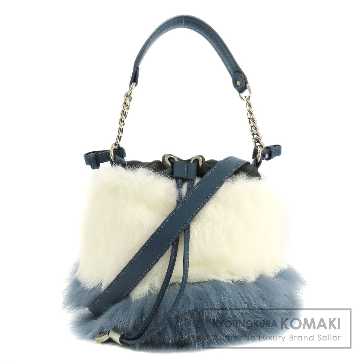 ジミーチュウ JIMMY CHOO ハンドバッグ ファー チェーン バッグ Jimmy Choo ジミーチュウ ファーバッグ 2WAY ハンドバッグ レザー