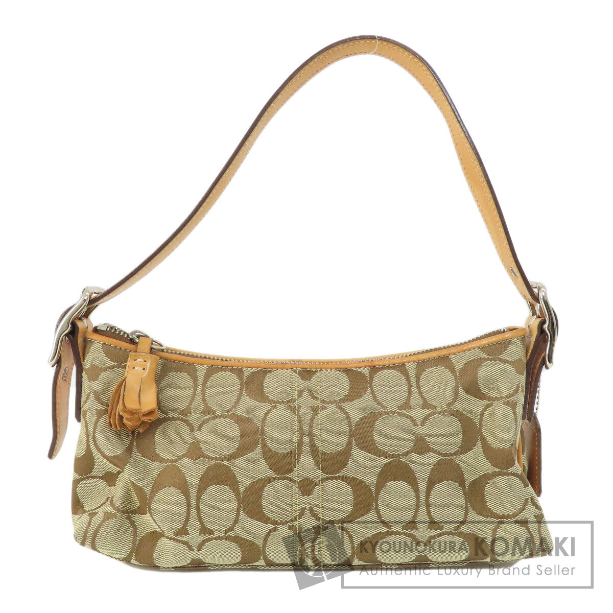 COACH コーチ 8K01 ワンショルダー シグネチャー ハンドバッグ