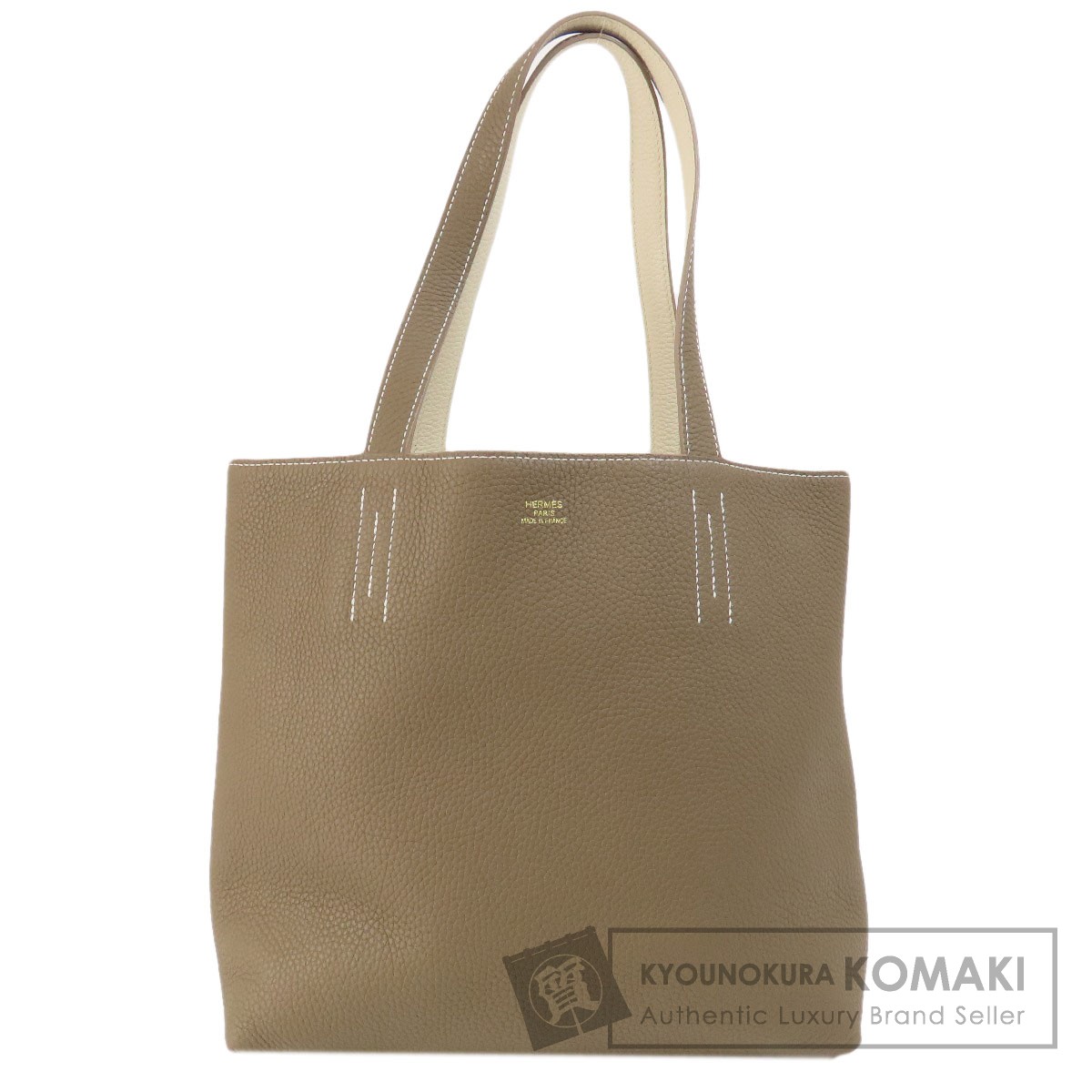 HERMES エルメス ドゥブルセンス28 エトープ トートバッグ トリヨン