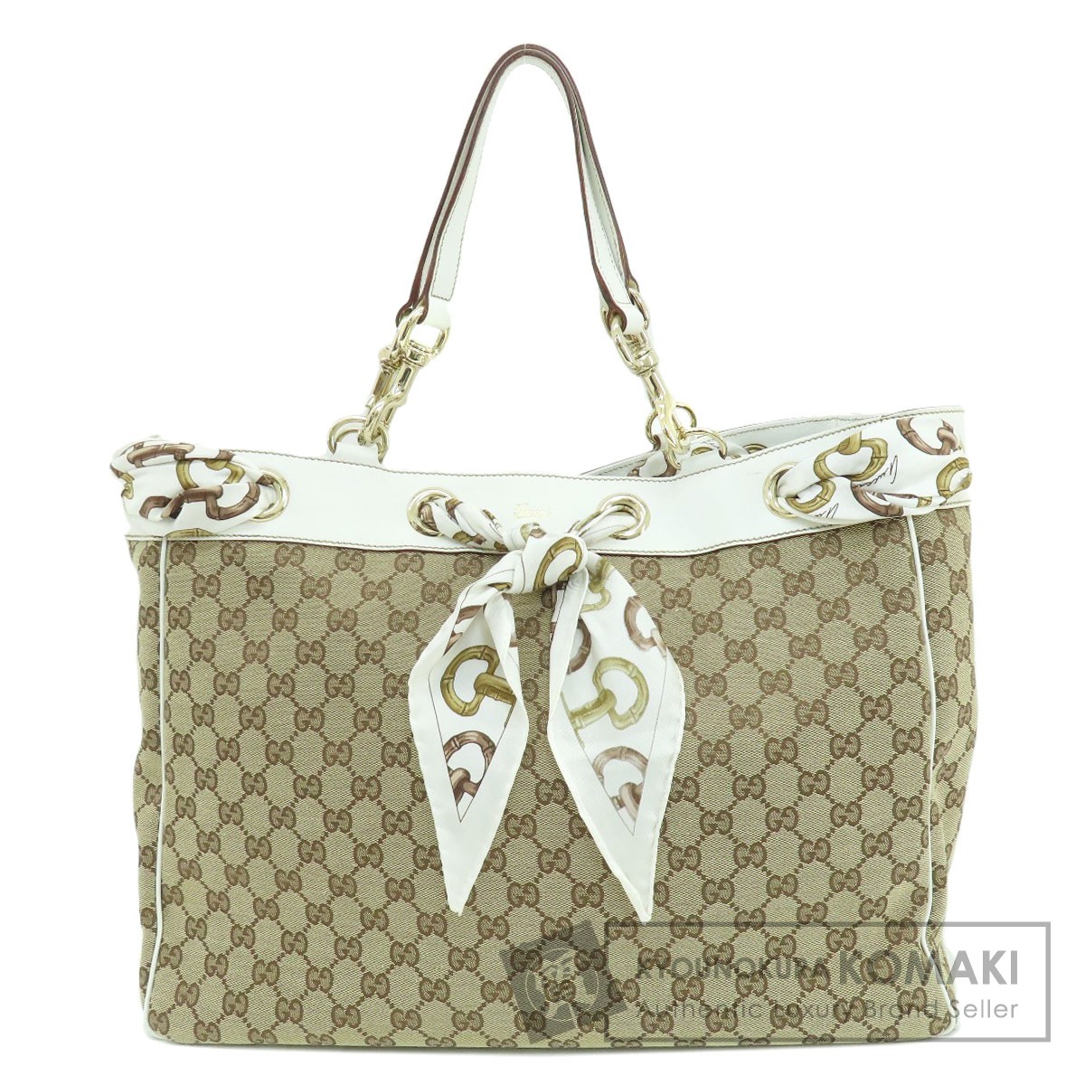 GUCCI キャンバス 楽天市場】【バッグ】GUCCI グッチ GGキャンバス トートバッグ