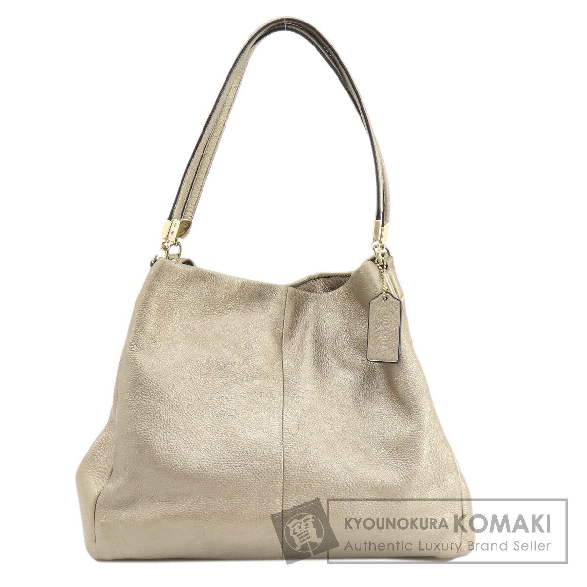 COACH コーチ F34495 ロゴ トートバッグ レザー レディース