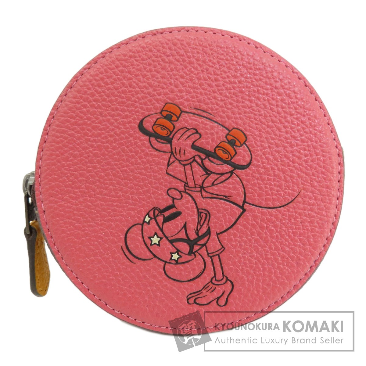 COACH コーチ 3863 ディズニーミッキー コインケース レザー