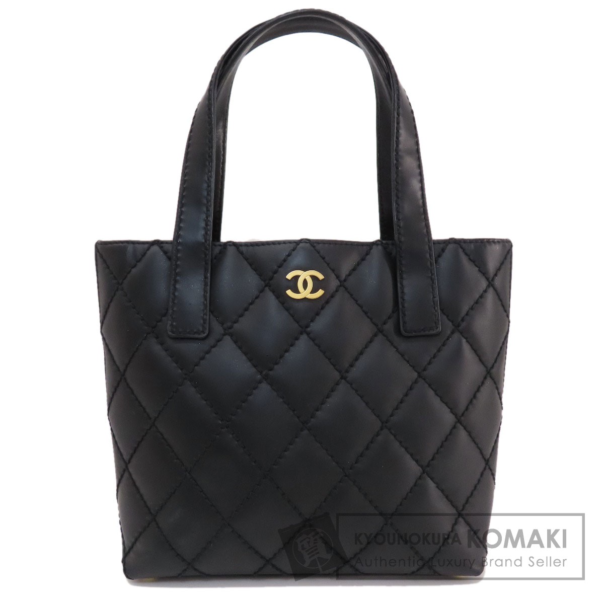 シャネル トートバッグ 黒　ワイルドステッチ カーフ ブラック ココマーク 楽天市場】【バッグ】CHANEL シャネル オンザロード ワイルド