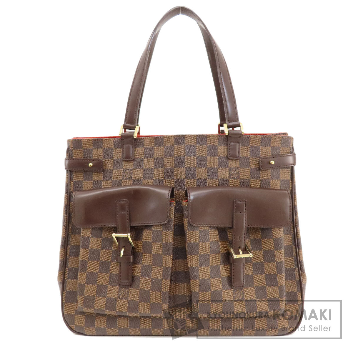 美品　Louis Vuitton ダミエ　エベヌ ユゼス　トートバッグ LOUIS VUITTON ルイヴィトン N51128 ユゼス ダミエ エベヌ