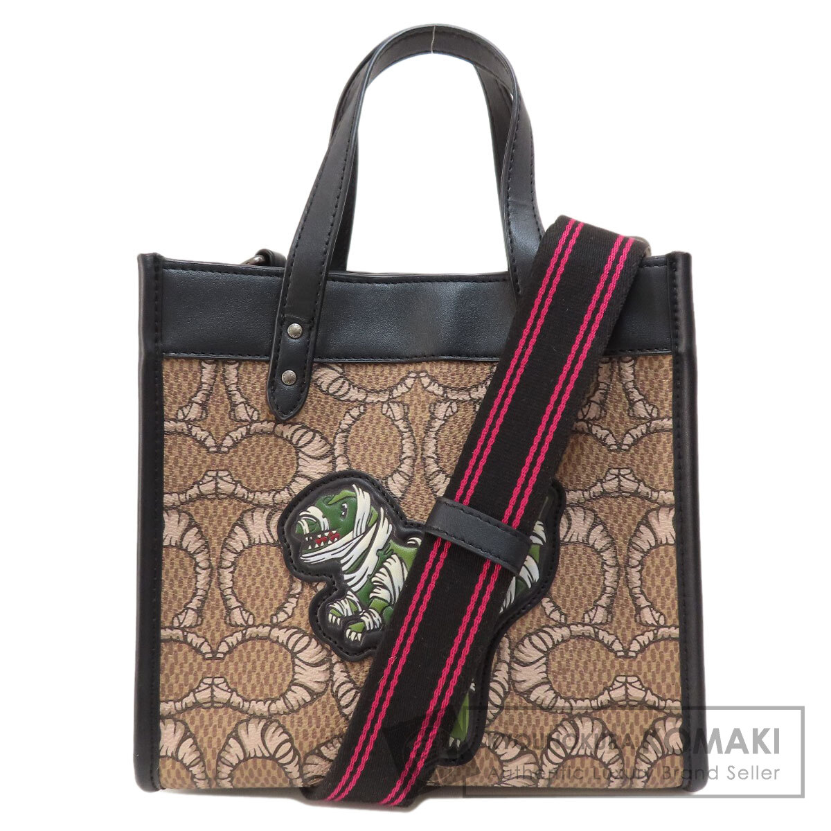 COACH コーチ C6971 恐竜モチーフ シグネチャー 2WAY トート