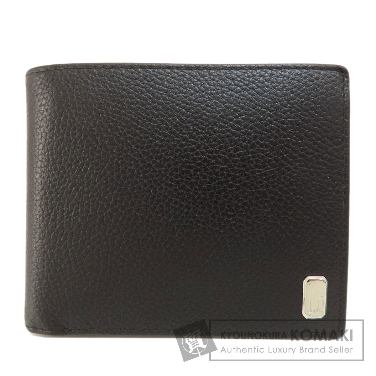 Dunhill ダンヒル ロゴ 二つ折り財布（小銭入れなし） レザー