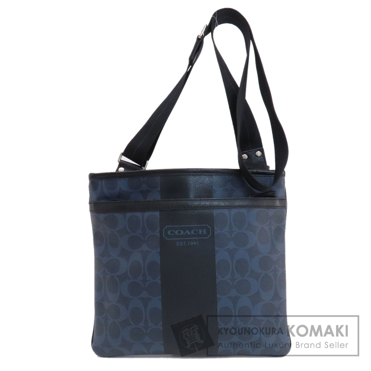 COACH コーチ F70591 シグネチャー ショルダーバッグ PVC