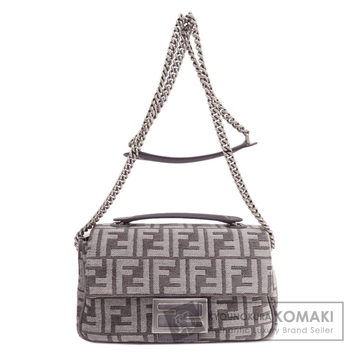 FENDI フェンディ 8BR793 バゲット チェーン ミディ FF