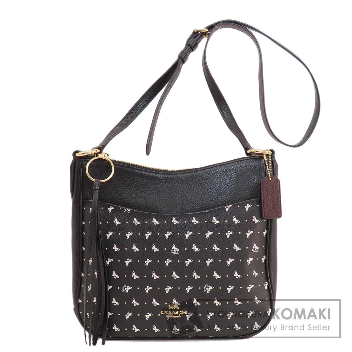 COACH コーチ 67374 バタフライ柄 ロングショルダー ショルダー