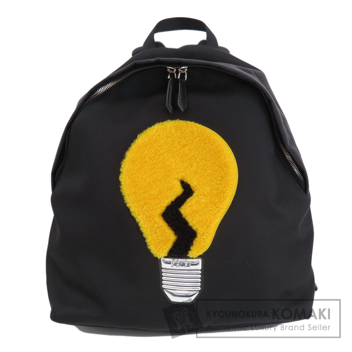 FENDI フェンディ 電球アップリケ リュック・デイパック