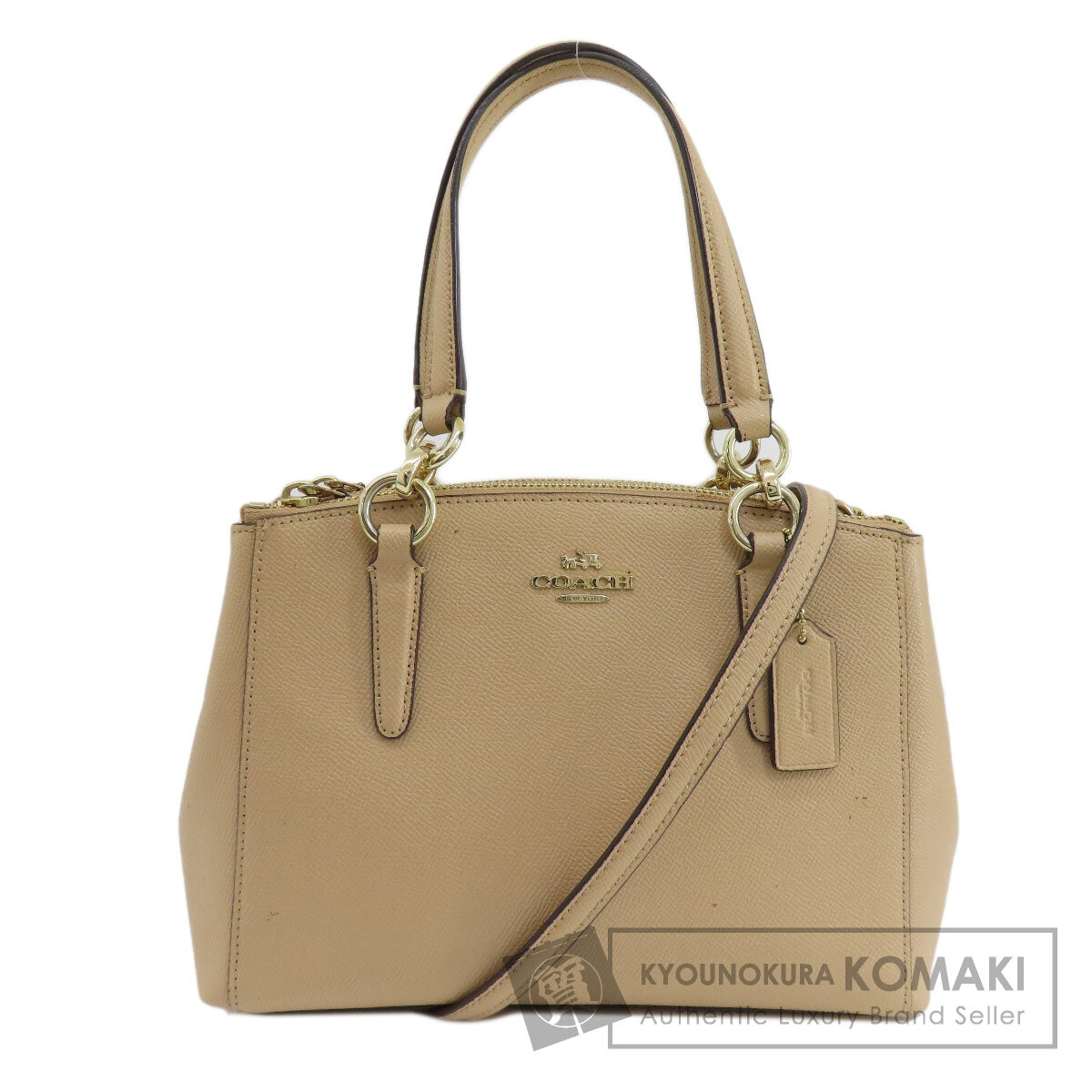 未使用 コーチ F57523 2way ショルダー ハンド バッグ レザー COACH コーチ F57523 2WAY ハンドバッグ レザー レディース