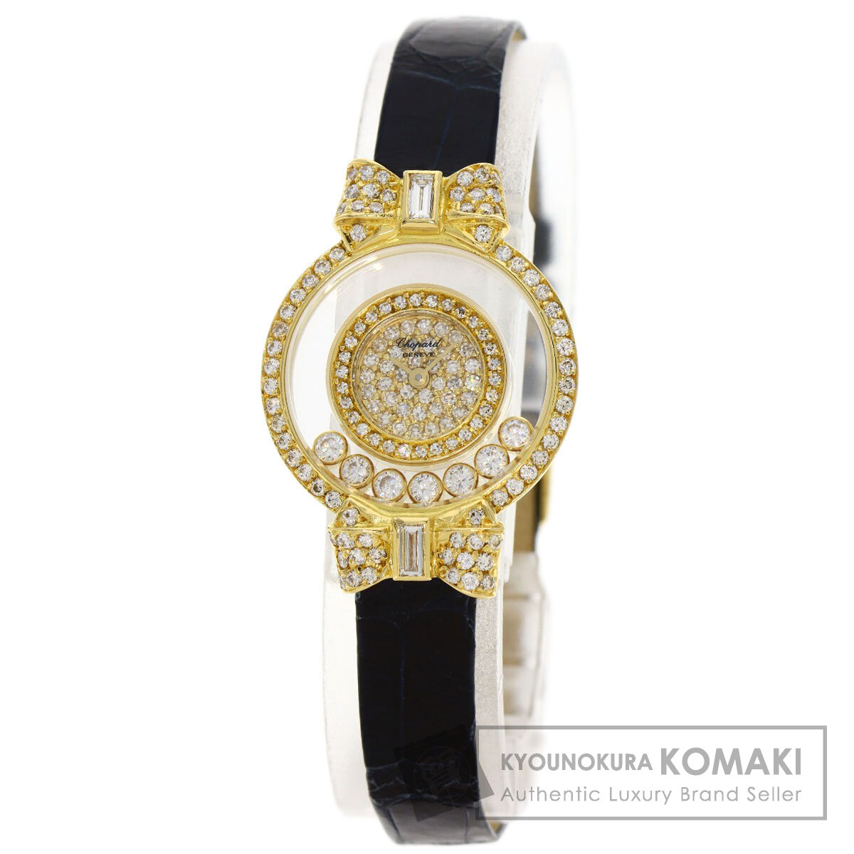 ショパール 腕時計 ハッピーダイヤモンド リボン メーカーコンプリート